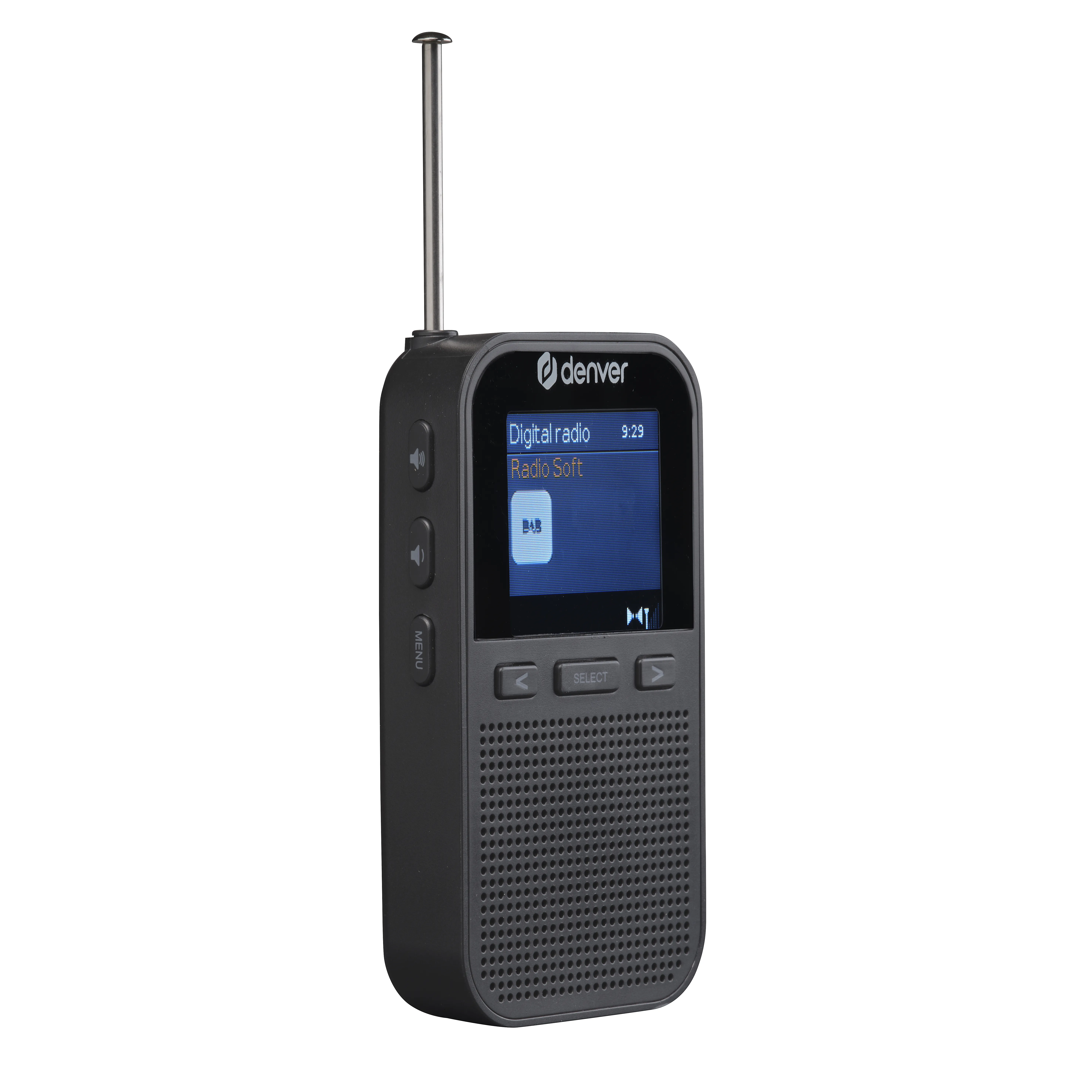DENVER DAH-126 B&auml;rbar DAB+/FM-radio - Svart