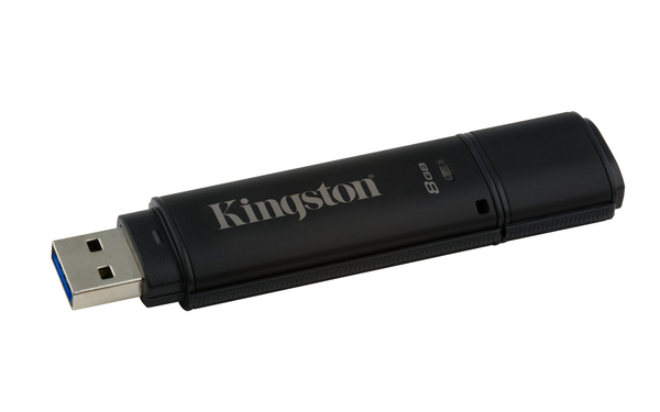 Kingston DataTraveler 4000 G2 Management USB 3.2 Gen 1 8GB memory stick, Black