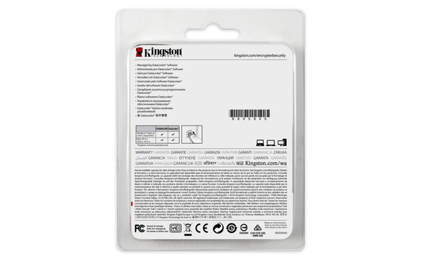 Kingston DataTraveler 4000 G2 Management USB 3.2 Gen 1 8GB memory stick, Black