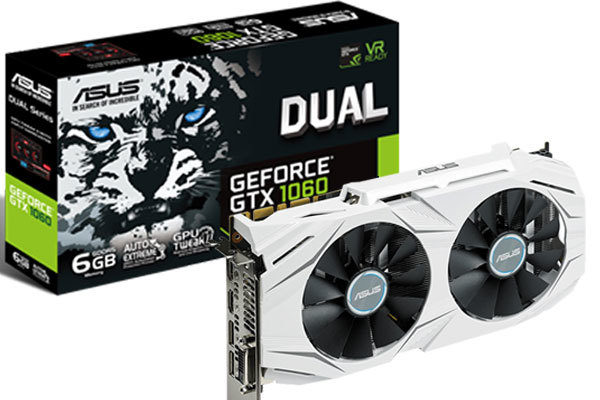 Asus GeForce GTX 1060 DUAL 6GB -n&auml;yt&ouml;nohjain