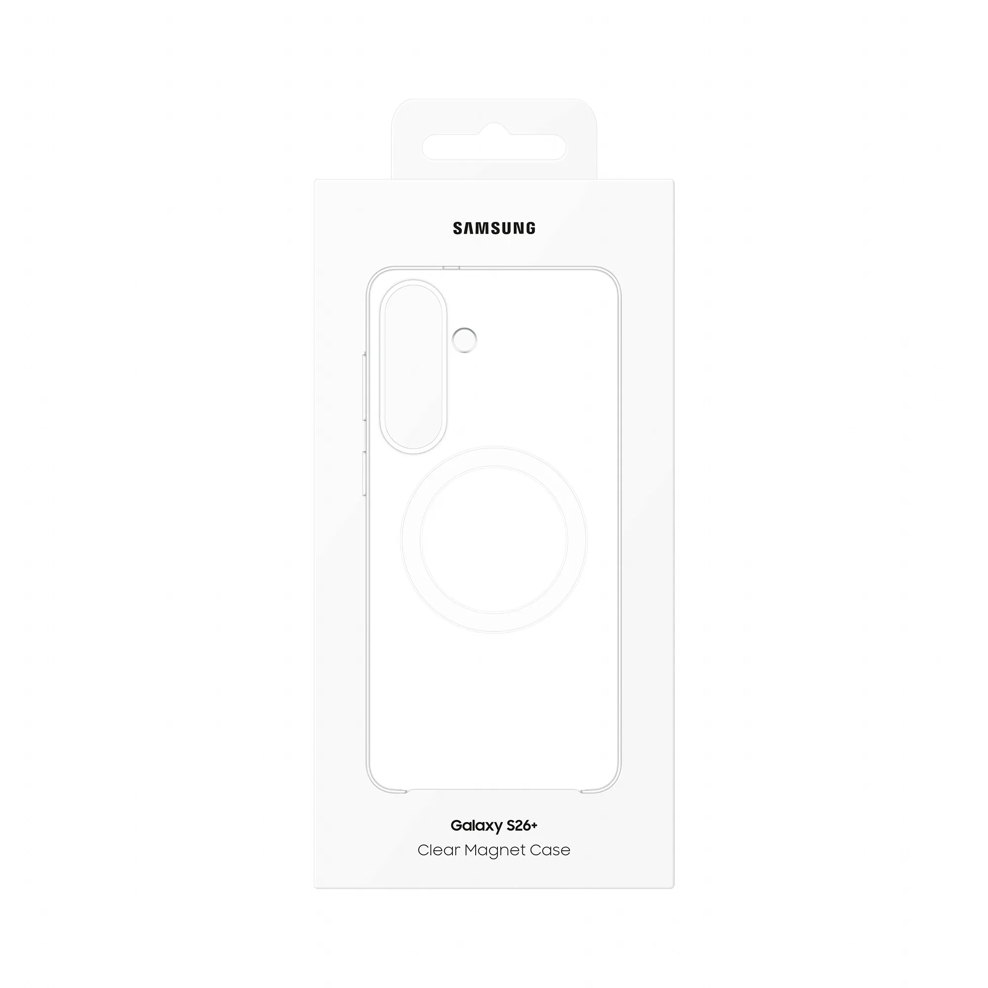Samsung Galaxy S26+ Clear Magnet Case -suojakuori, L&auml;pin&auml;kyv&auml;