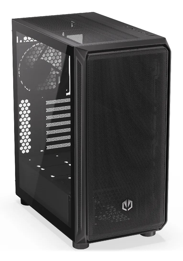ENDORFY Arx 500 Core midi-tower chassi med f&ouml;nster, svart