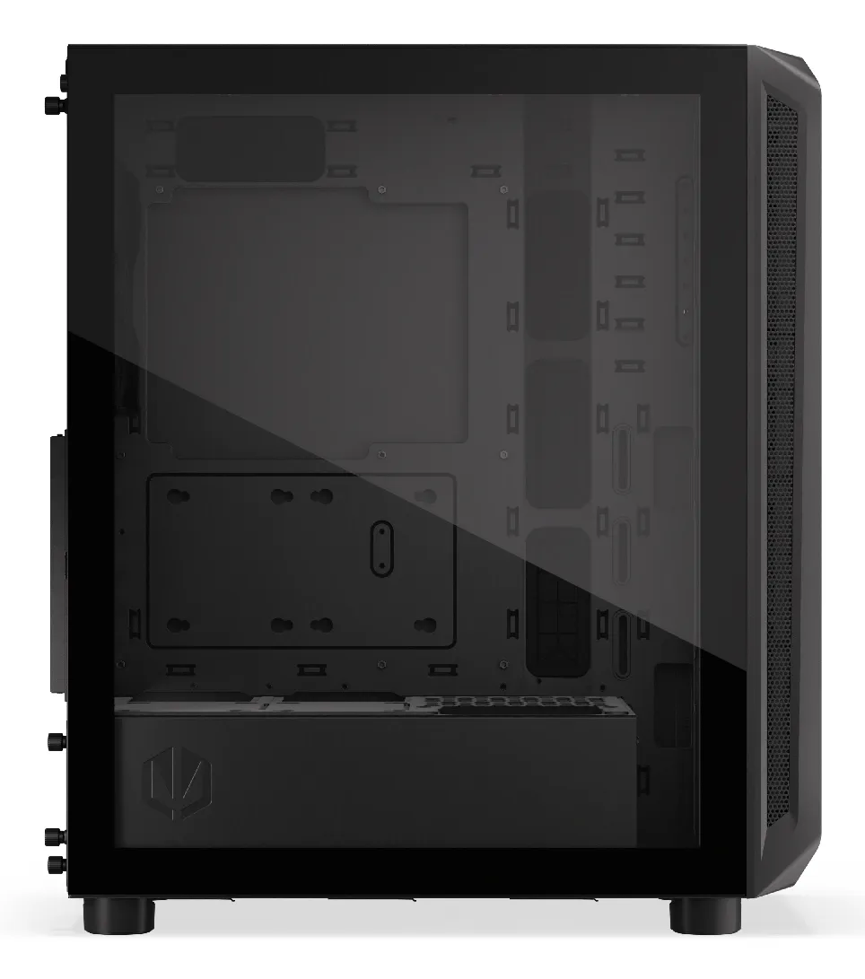 ENDORFY Arx 500 Core midi-tower chassi med f&ouml;nster, svart