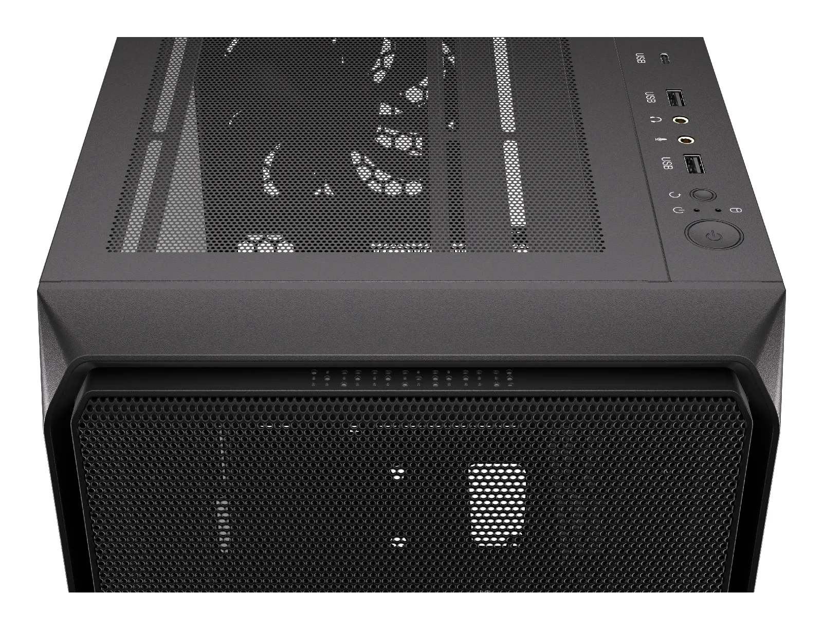 ENDORFY Arx 500 Core midi-tower chassi med f&ouml;nster, svart