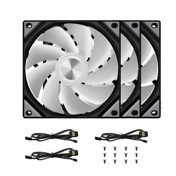 TRYX ROTA SL ARGB Reverse 120 mm chassifl&auml;kt, 3-pack, svart