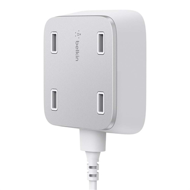 Belkin Family Rockstar - Verkkosovitin - 5.4 A - 4 l&auml;ht&ouml;liittimet (USB (vain virta))