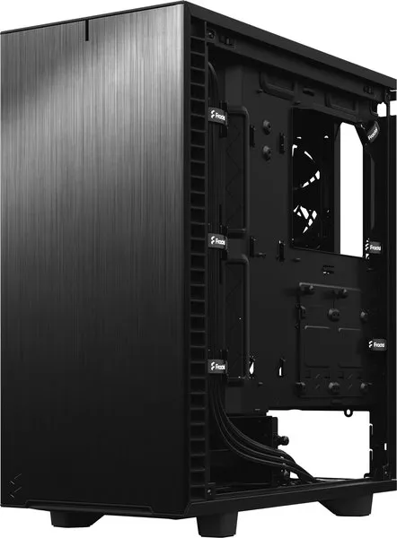 Fractal Design Define 7 Compact - Mid Tower case, Black Solid