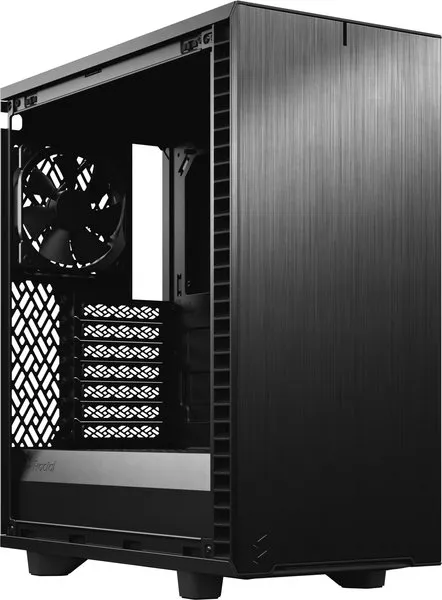 Fractal Design Define 7 Compact - Mid Tower case, Black Solid