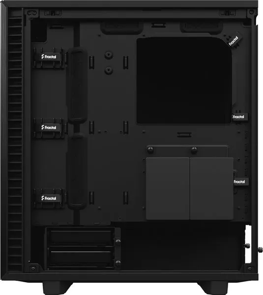 Fractal Design Define 7 Compact - Mid Tower case, Black Solid