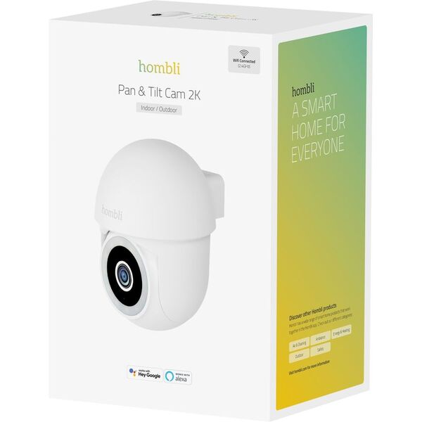 Smart Pan & Tilt Cam (indoor/outdoor), White Smart Pan & Tilt Cam (indoor/outdoor), White