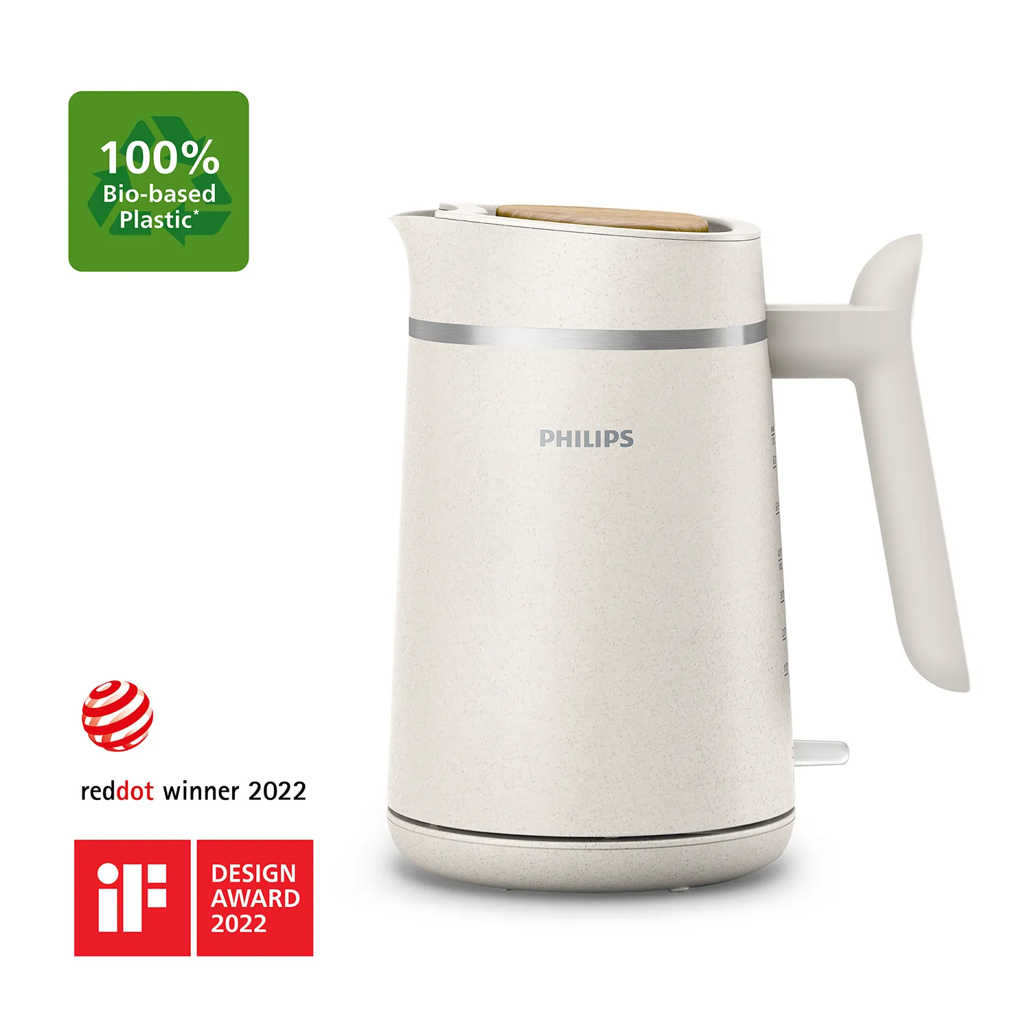 Philips Series 5000 Eco Conscious Edition - vattenkokare, gr&auml;dde, 1.7L