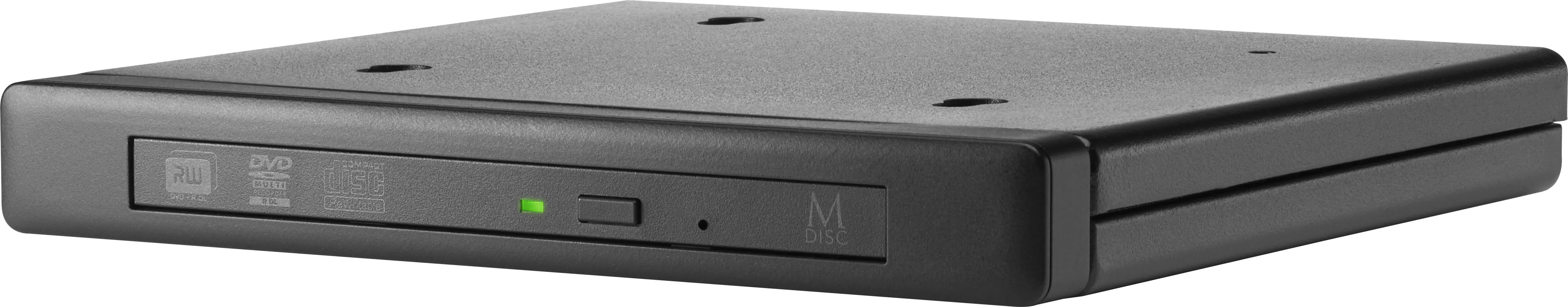 HP - Levyasema - DVD&plusmn;RW (&plusmn;R DL) / DVD-RAM - 8x/8x/5x - SuperSpeed USB 3.0 - ulkoinen - jack black malleihin HP 260 G1, EliteDesk 705 G1, 800 G1, ProDesk 400 G1,