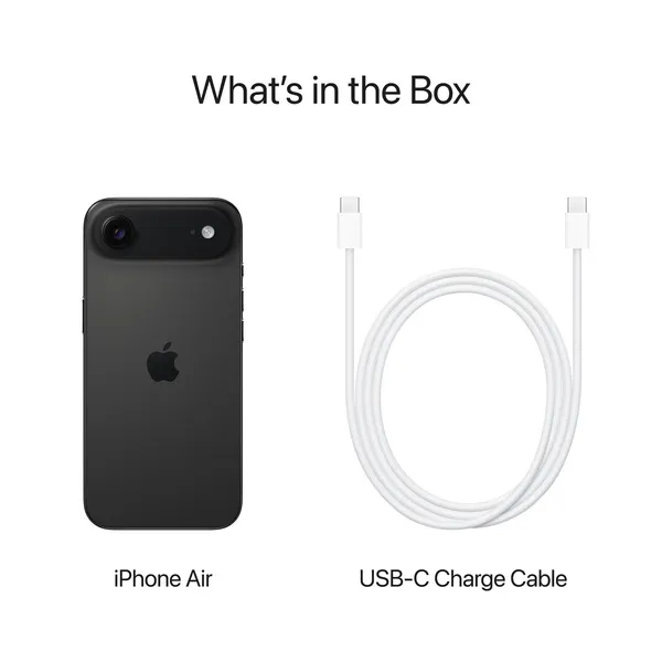 Apple iPhone Air 256 GB - mobiltelefon, Rymdsvart