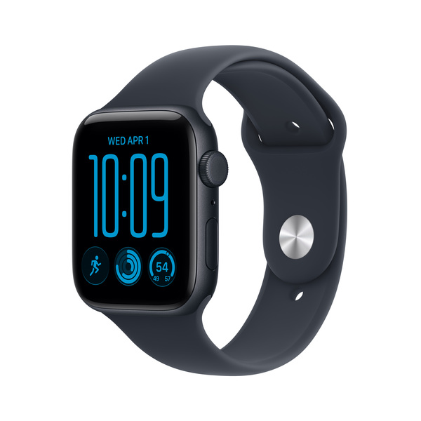 Apple Watch SE 3 (GPS + Cellular) 44 mm keskiy&ouml;nsininen alumiinikuori ja musteensininen urheiluranneke, S/M
