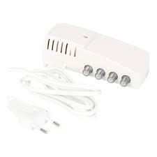 Qnect Broadband Distribution Amplifier, 2 x 20dB adjustable