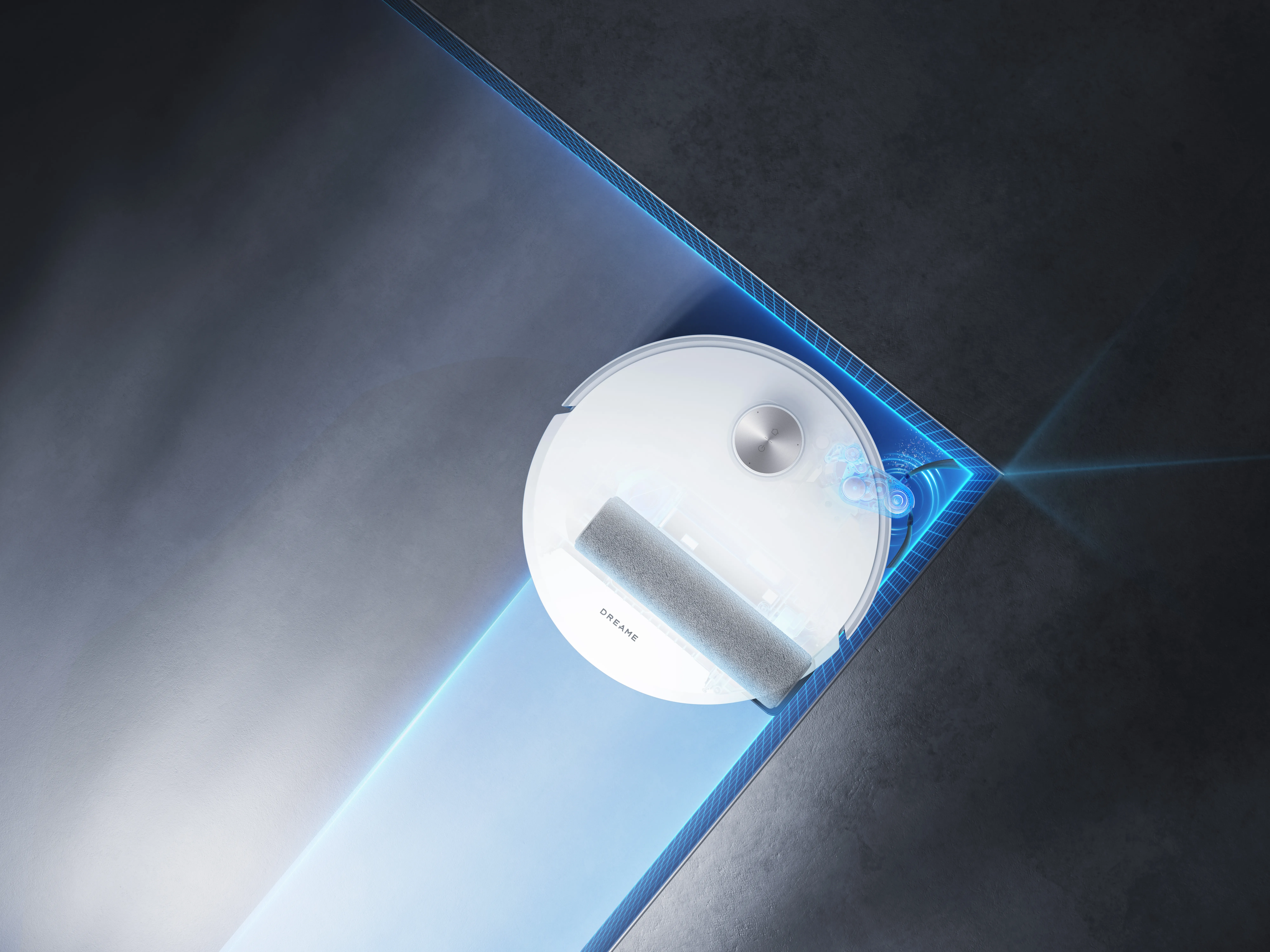 Dreame Aqua10 Ultra Track Complete Robot vacuum cleaner, White