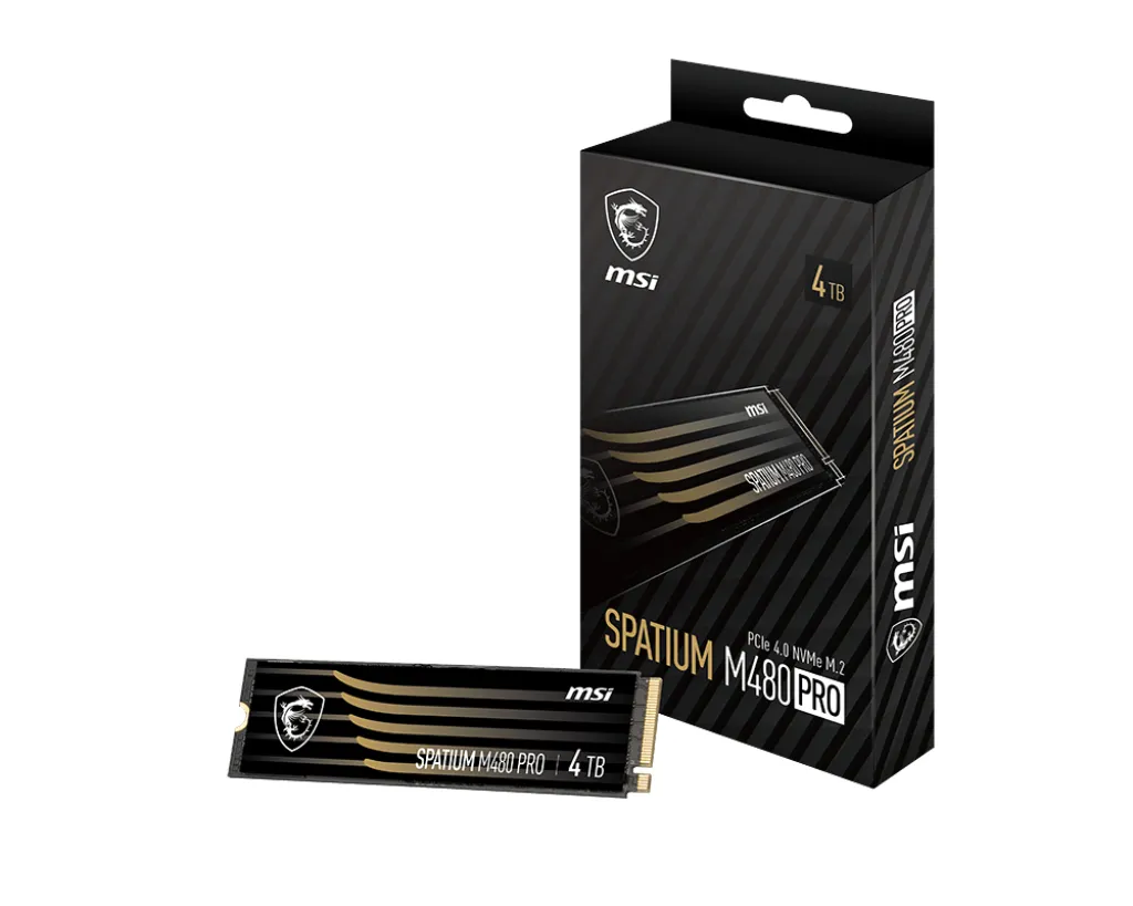 MSI SPATIUM M480 Pro PCIe 4.0 NVMe M.2 4TB