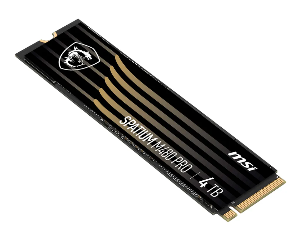 MSI SPATIUM M480 Pro PCIe 4.0 NVMe M.2 4TB