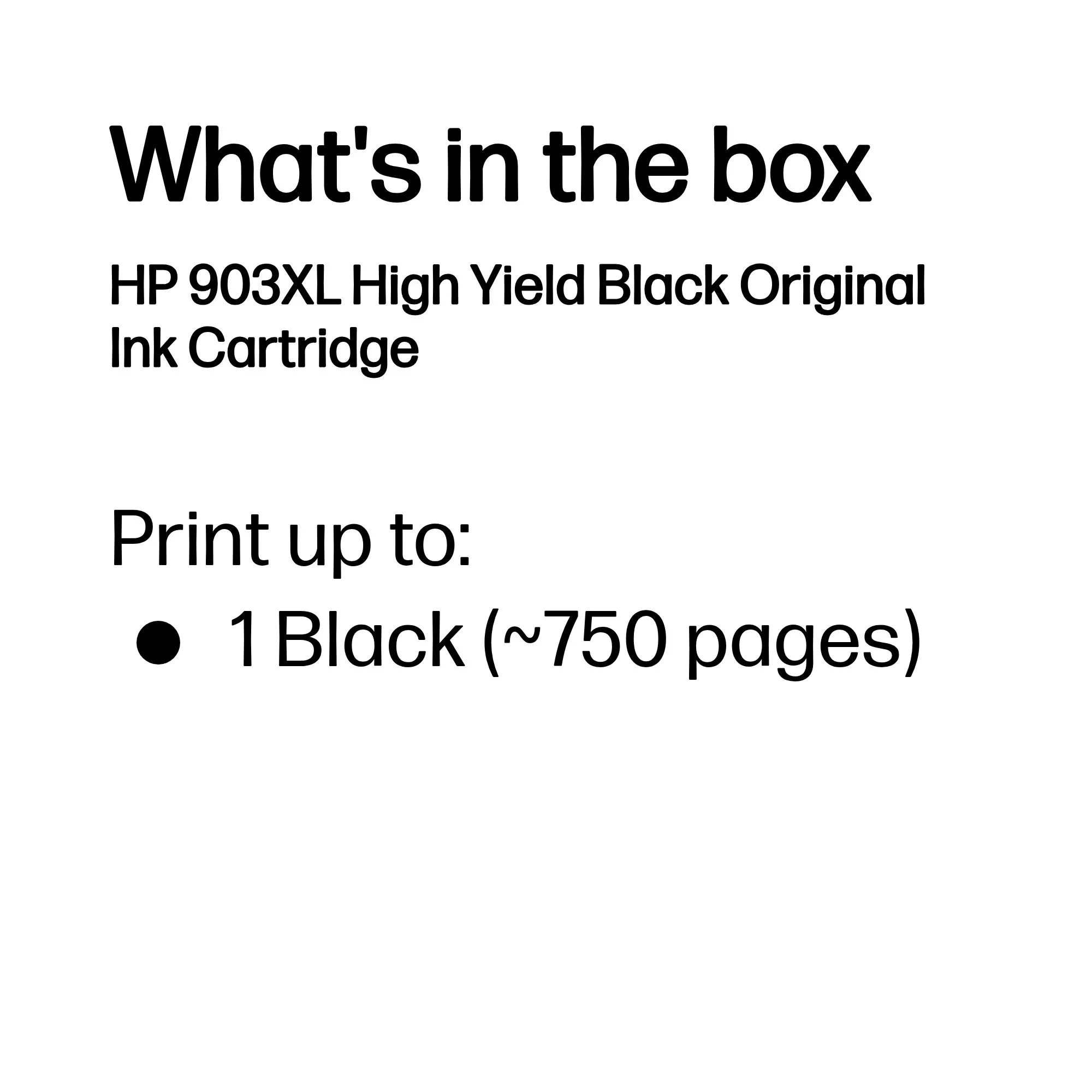 HP 903XL-mustekasetti, 20 ml, musta