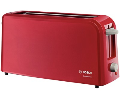 Bosch CompactClass TAT3A013 -leiv&auml;npaahdin, 2 viipaleita,  Punainen