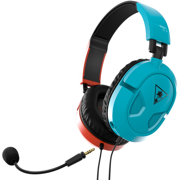 Turtle Beach Recon 50 -pelikuulokkeet, punainen/sininen