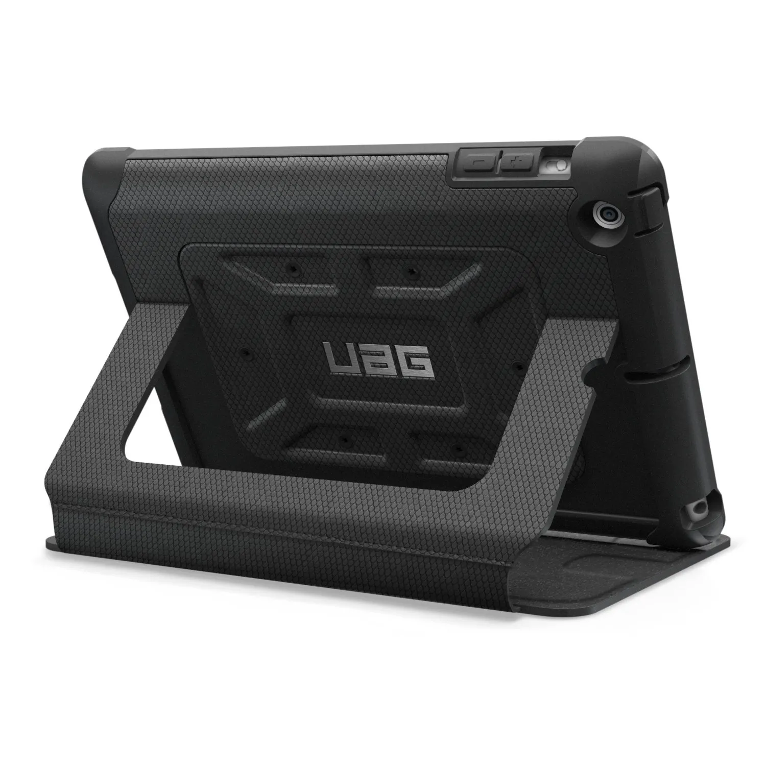 iPad Mini/Mini 2, Retina Folio Case, Black/Black Scout