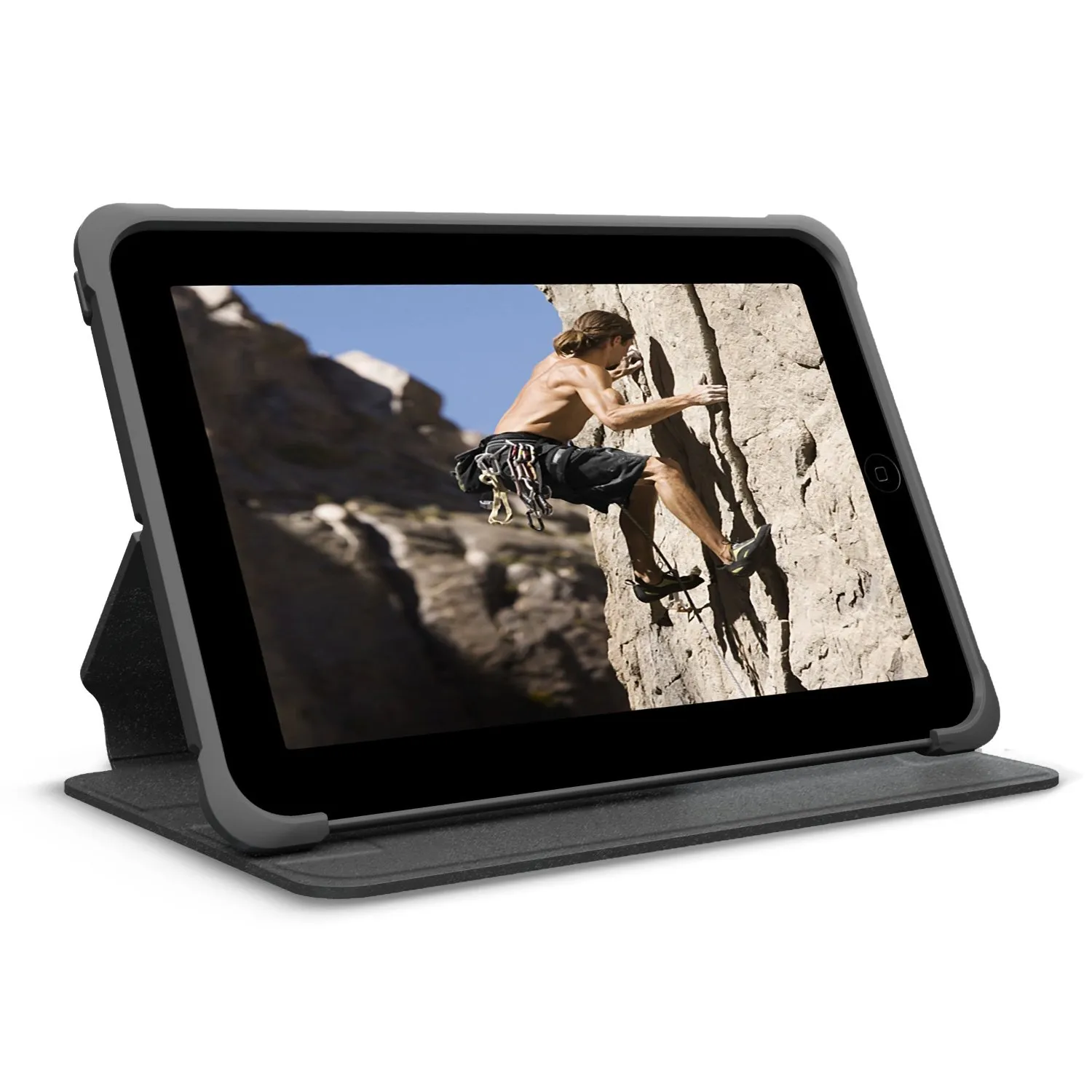 iPad Mini/Mini 2, Retina Folio Case, Black/Black Scout