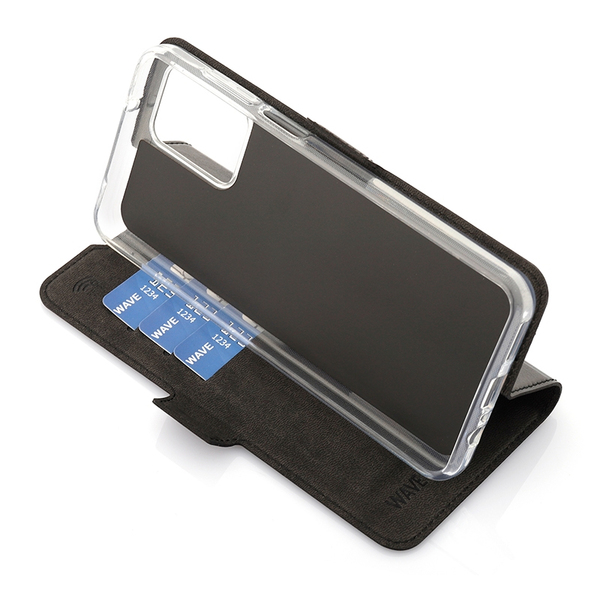 Wave Book Case, Motorola Moto G53 5G, Black