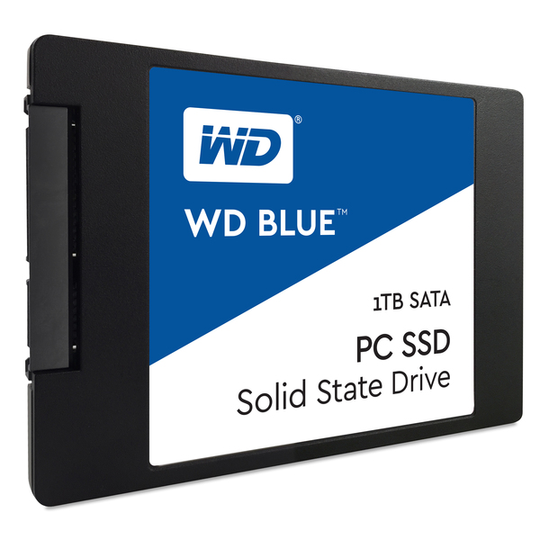 WD 1TB, 2.5" 525/545 MB/s -SSD-levy, sininen