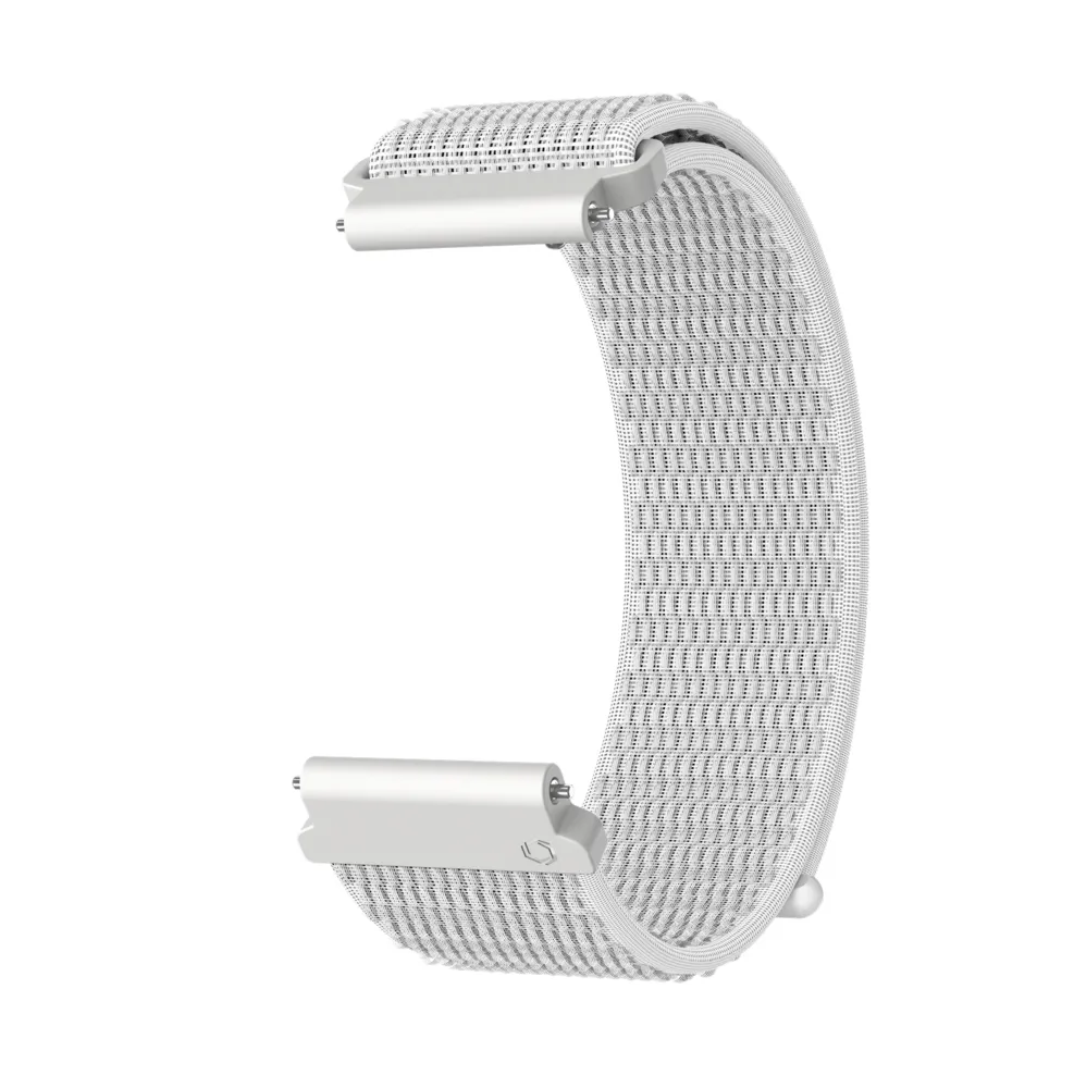 Coros Pace 2/Apex 42mm -nylonranneke, Valkoinen