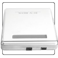 ICY BOX ulkoinen kotelo 2,5" IDE-levylle, USB 2.0, valkoinen