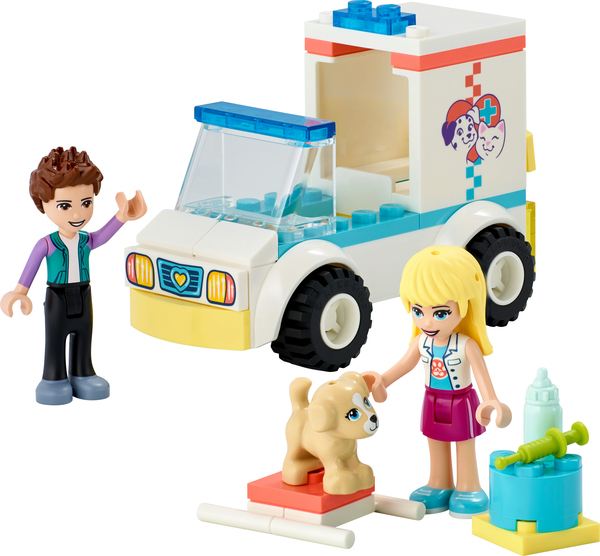 Lego Friends -El&auml;insairaalan ambulanssi 41694