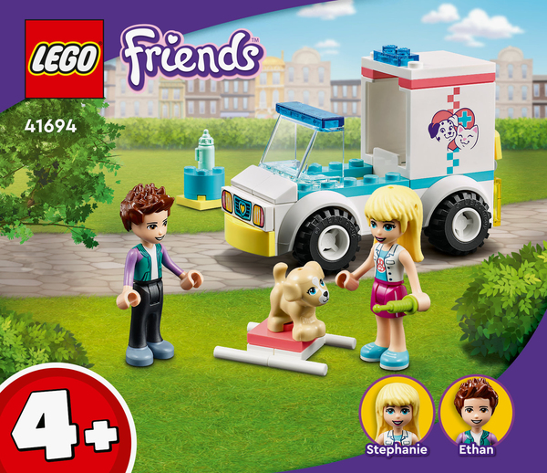 Lego Friends -El&auml;insairaalan ambulanssi 41694