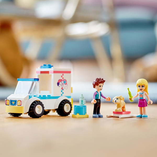 Lego Friends -El&auml;insairaalan ambulanssi 41694