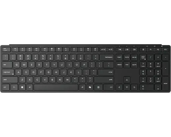 Lenovo Multi-Mode Pro 6000 Wireless Keyboard, Black