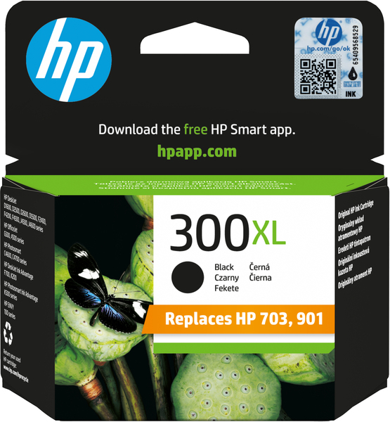 HP 300XL ink black Vivera 12ml Deskjet D2560 F4280 All-in-One blister