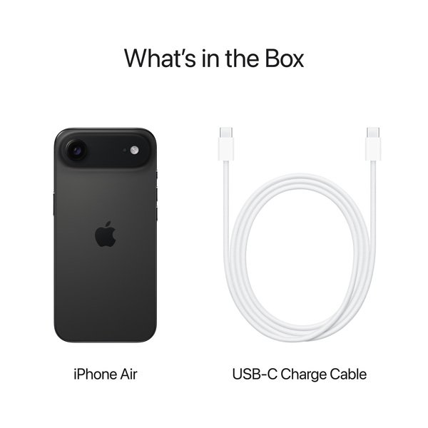 Apple iPhone Air 512 GB - mobiltelefon, Rymdsvart