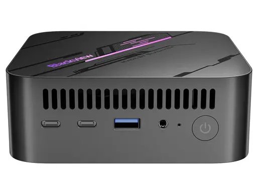 Blackview MP100 R5-7430U, 16 Gt, 512 Gt, Win 11 Pro -minitietokone, musta