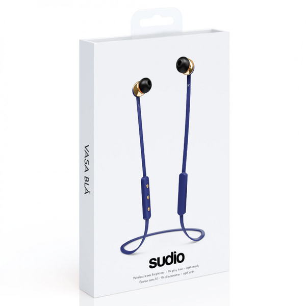Sudio Vasa Bl&aring; In-Ear Mic Wireless - Headphones, Blue