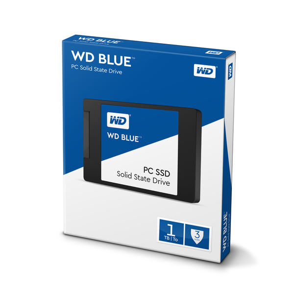 WD 1TB, 2.5" 525/545 MB/s - SSD, bl&aring;