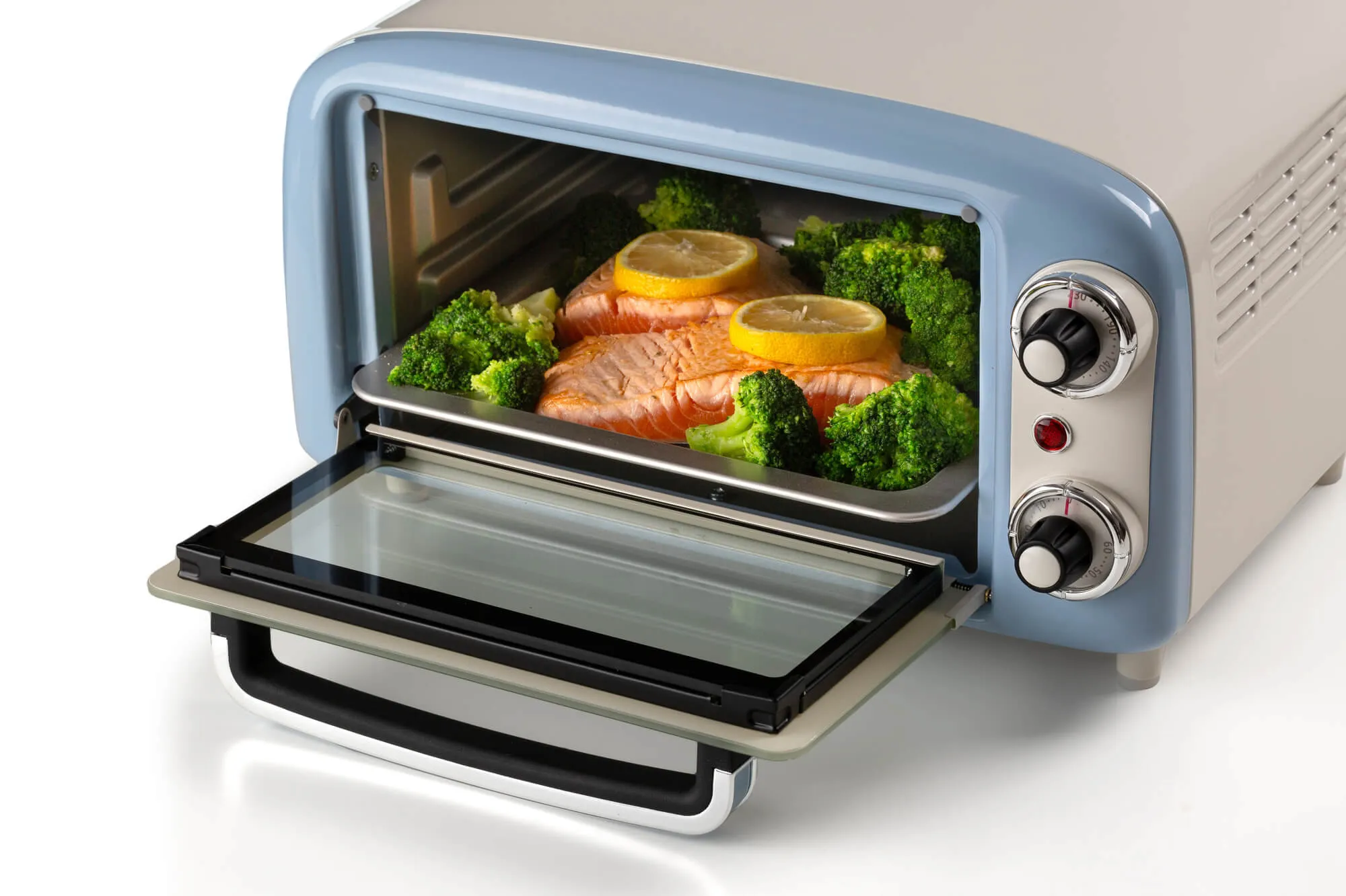 Ariete Vintage Mini Oven 10 Litre 800 Watt Light Blue