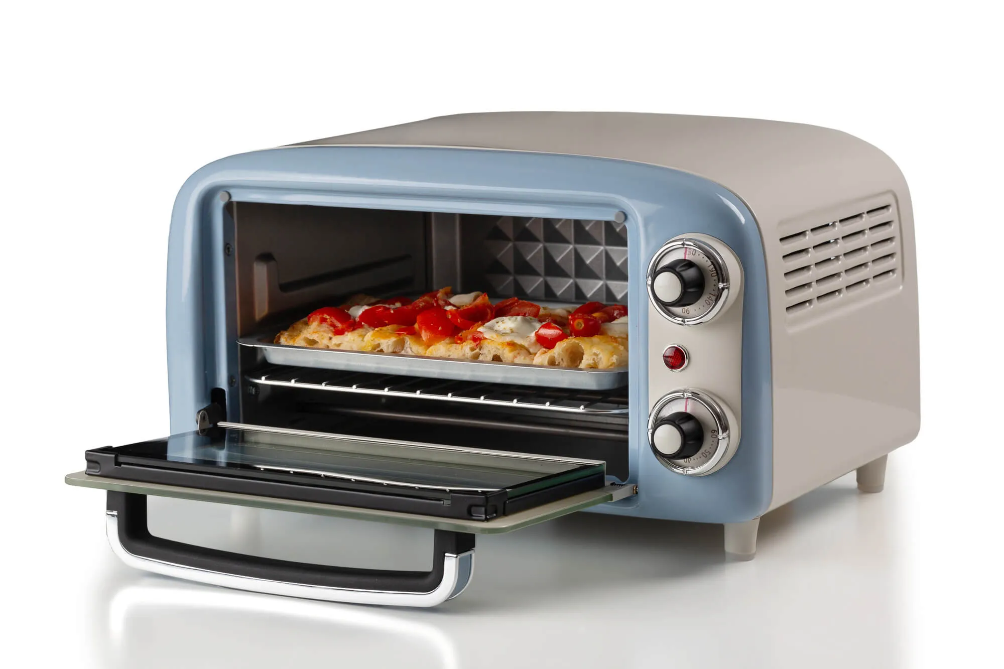 Ariete Vintage Mini Oven 10 Litre 800 Watt Light Blue