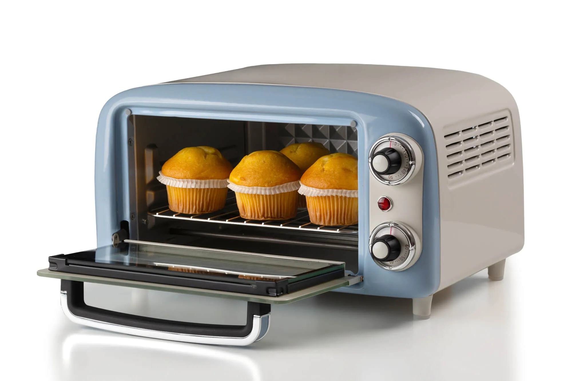 Ariete Vintage Mini Oven 10 Litre 800 Watt Light Blue