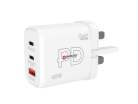 Power Charger UK mfl. 2xUSB-C PD + 1xUSB-A GaN 65W