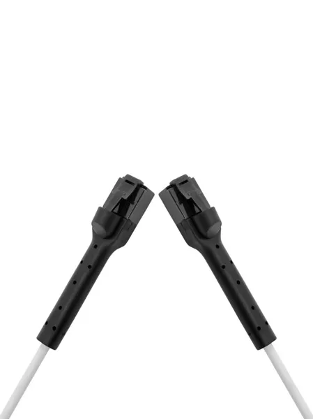 Deltaco Cat6A U/UTP RJ45 1.5m n&auml;tverkskabel, vit