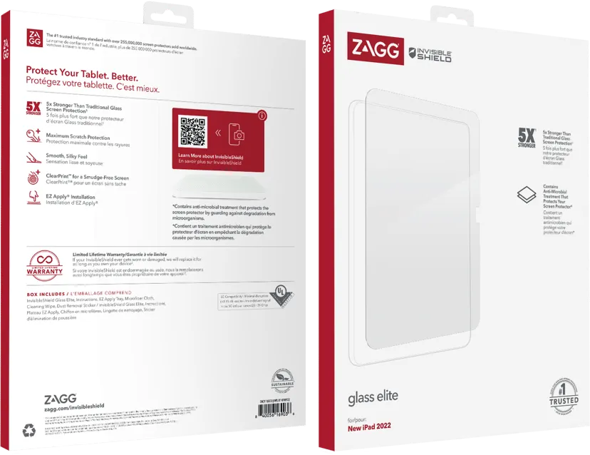 INVISIBLESHIELD GLASS ELITE AM - APPLE IPAD 10.9 10 GEN SCREEN
