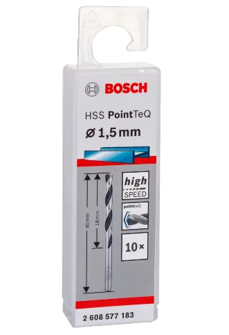 Bosch Professional Bosch HSS PointTeQ Drill bit 1.5mm pack of 10...