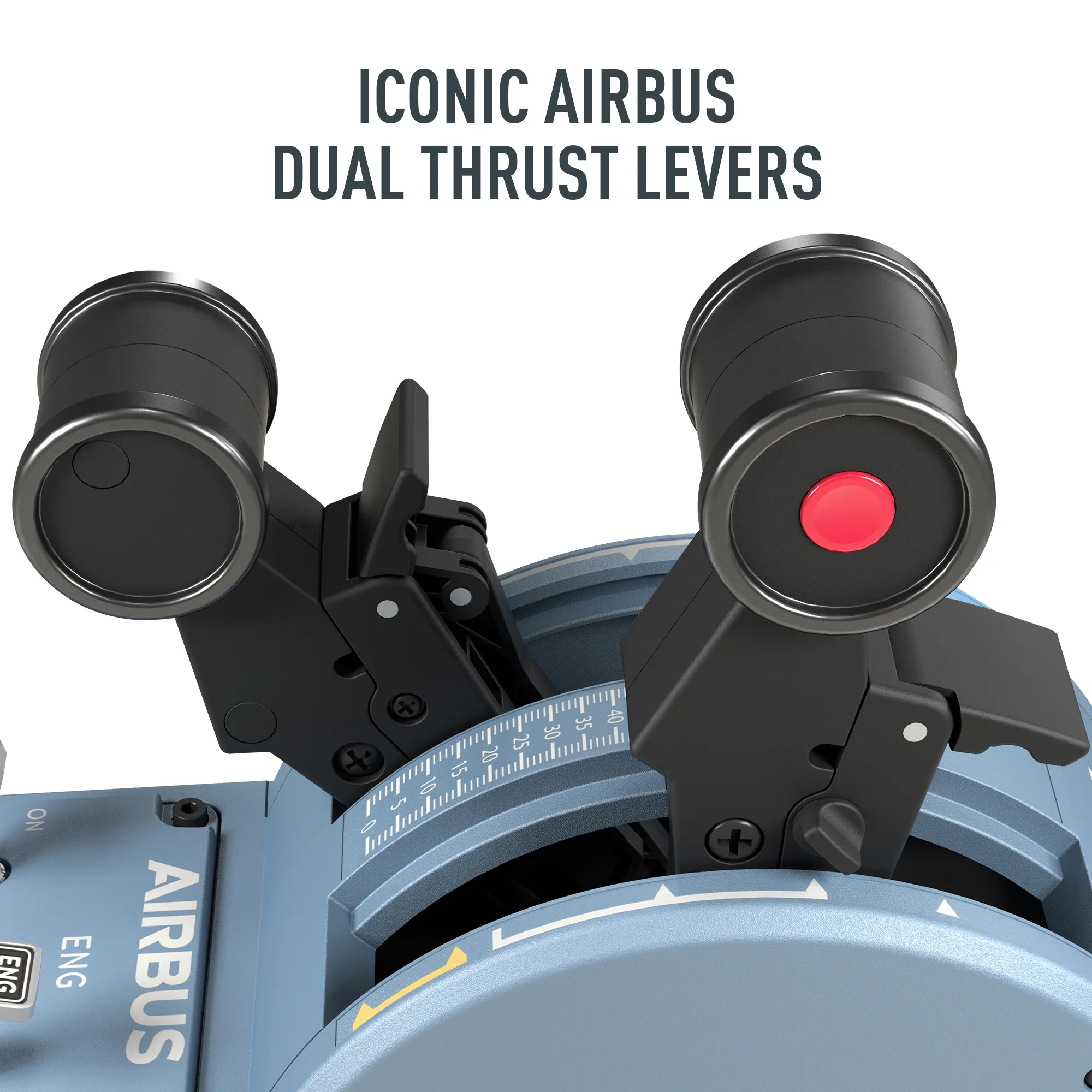 Thrustmaster TCA Quadrant Airbus edition - throttle grip, PC