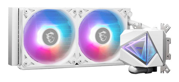 MSI MAG CORELIQUID I240 - liquid cooler, white