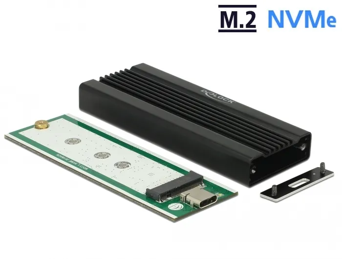 Delock External Enclosure for M.2 NVMe PCIe SSD with SuperSpeed USB 10